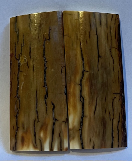  MAMMOTH IVORY SCALES            2-3/8 X 1 X 1/8